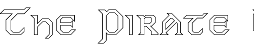 Font : FZ-JAZZY-31-HOLLOW Custom Text : The Pirate Way Test your own text here Click to download or to view this font on a tshirt that can be custom printed in Bali