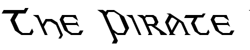Font : FZ-JAZZY-31-LEFTY Custom Text : The Pirate Way Test your own text here Click to download or to view this font on a tshirt that can be custom printed in Bali