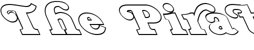 Font : FZ-JAZZY-47-HOLLOW-LEFTY Custom Text : The Pirate Way Test your own text here Click to download or to view this font on a tshirt that can be custom printed in Bali