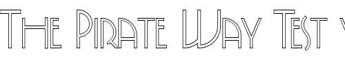 Font : FZ-JAZZY-5-HOLLOW Custom Text : The Pirate Way Test your own text here Click to download or to view this font on a tshirt that can be custom printed in Bali
