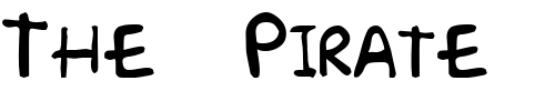 Font : FZ-JAZZY-57 Custom Text : The Pirate Way Test your own text here Click to download or to view this font on a tshirt that can be custom printed in Bali