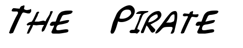 Font : FZ-JAZZY-57-ITALIC Custom Text : The Pirate Way Test your own text here Click to download or to view this font on a tshirt that can be custom printed in Bali
