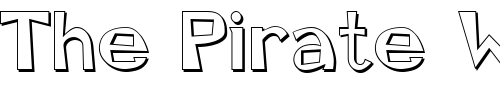 Font : FZ-JAZZY-7-3D Custom Text : The Pirate Way Test your own text here Click to download or to view this font on a tshirt that can be custom printed in Bali