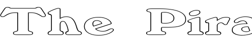 Font : FZ-ROMAN-12-HOLLOW-EX Custom Text : The Pirate Way Test your own text here Click to download or to view this font on a tshirt that can be custom printed in Bali