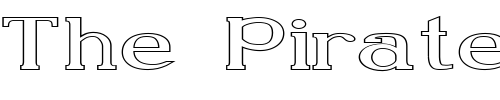 Font : FZ-ROMAN-18-HOLLOW-EX Custom Text : The Pirate Way Test your own text here Click to download or to view this font on a tshirt that can be custom printed in Bali