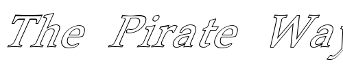Font : FZ-ROMAN-21-HOLLOW-ITALIC Custom Text : The Pirate Way Test your own text here Click to download or to view this font on a tshirt that can be custom printed in Bali