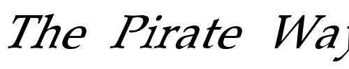Font : FZ-ROMAN-21-ITALIC Custom Text : The Pirate Way Test your own text here Click to download or to view this font on a tshirt that can be custom printed in Bali