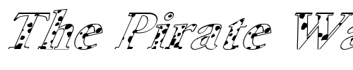Font : FZ-ROMAN-24-SPOTTED-ITALIC Custom Text : The Pirate Way Test your own text here Click to download or to view this font on a tshirt that can be custom printed in Bali