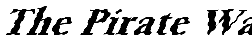 Font : FZ-ROMAN-24-WAVEY-ITALIC Custom Text : The Pirate Way Test your own text here Click to download or to view this font on a tshirt that can be custom printed in Bali