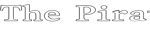 Font : FZ-ROMAN-28-HOLLOW-EX Custom Text : The Pirate Way Test your own text here Click to download or to view this font on a tshirt that can be custom printed in Bali