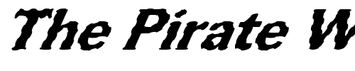 Font : FZ-ROMAN-37-WAVEY-ITALIC Custom Text : The Pirate Way Test your own text here Click to download or to view this font on a tshirt that can be custom printed in Bali