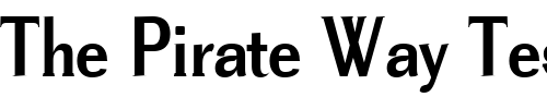 Font : FZ-ROMAN-38 Custom Text : The Pirate Way Test your own text here Click to download or to view this font on a tshirt that can be custom printed in Bali
