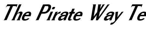 Font : FZ-ROMAN-38-ITALIC Custom Text : The Pirate Way Test your own text here Click to download or to view this font on a tshirt that can be custom printed in Bali