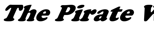 Font : FZ-ROMAN-4-ITALIC Custom Text : The Pirate Way Test your own text here Click to download or to view this font on a tshirt that can be custom printed in Bali