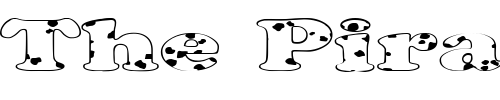Font : FZ-ROMAN-4-SPOTTED-EX Custom Text : The Pirate Way Test your own text here Click to download or to view this font on a tshirt that can be custom printed in Bali