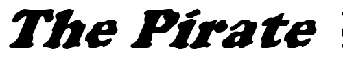 Font : FZ-ROMAN-4-WAVEY-ITALIC Custom Text : The Pirate Way Test your own text here Click to download or to view this font on a tshirt that can be custom printed in Bali
