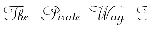 Font : FZ-SCRIPT-1-LEFTY Custom Text : The Pirate Way Test your own text here Click to download or to view this font on a tshirt that can be custom printed in Bali