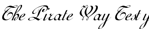 Font : FZ-SCRIPT-11-ITALIC Custom Text : The Pirate Way Test your own text here Click to download or to view this font on a tshirt that can be custom printed in Bali
