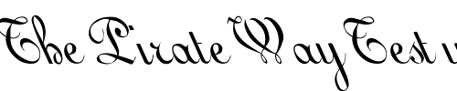 Font : FZ-SCRIPT-11-LEFTY Custom Text : The Pirate Way Test your own text here Click to download or to view this font on a tshirt that can be custom printed in Bali