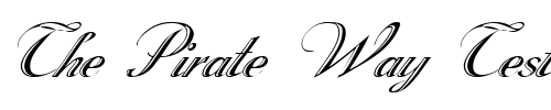 Font : FZ-SCRIPT-18-ITALIC Custom Text : The Pirate Way Test your own text here Click to download or to view this font on a tshirt that can be custom printed in Bali