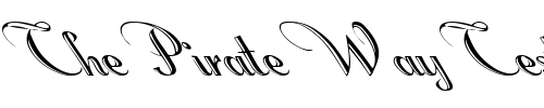 Font : FZ-SCRIPT-18-LEFTY Custom Text : The Pirate Way Test your own text here Click to download or to view this font on a tshirt that can be custom printed in Bali
