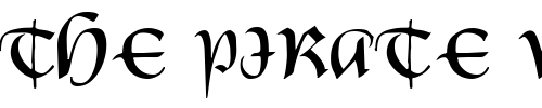 Font : FZ-SCRIPT-19 Custom Text : The Pirate Way Test your own text here Click to download or to view this font on a tshirt that can be custom printed in Bali