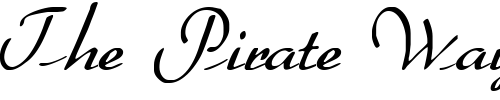 Font : FZ-SCRIPT-20 Custom Text : The Pirate Way Test your own text here Click to download or to view this font on a tshirt that can be custom printed in Bali
