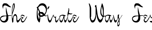 Font : FZ-SCRIPT-21 Custom Text : The Pirate Way Test your own text here Click to download or to view this font on a tshirt that can be custom printed in Bali