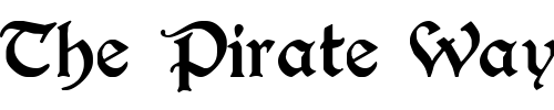 Font : FZ-SCRIPT-25 Custom Text : The Pirate Way Test your own text here Click to download or to view this font on a tshirt that can be custom printed in Bali