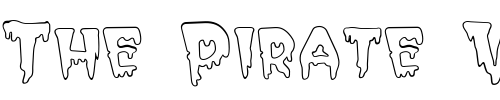 Font : FZ-UNIQUE-10-HOLLOW Custom Text : The Pirate Way Test your own text here Click to download or to view this font on a tshirt that can be custom printed in Bali