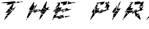 Font : FZ-UNIQUE-19-CRACKED-EX Custom Text : The Pirate Way Test your own text here Click to download or to view this font on a tshirt that can be custom printed in Bali