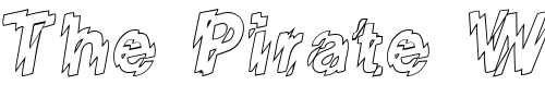 Font : FZ-UNIQUE-20-HOLLOW Custom Text : The Pirate Way Test your own text here Click to download or to view this font on a tshirt that can be custom printed in Bali