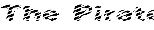 Font : FZ-UNIQUE-20-STRIPED-EX Custom Text : The Pirate Way Test your own text here Click to download or to view this font on a tshirt that can be custom printed in Bali