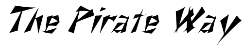 Font : FZ-UNIQUE-21-ITALIC Custom Text : The Pirate Way Test your own text here Click to download or to view this font on a tshirt that can be custom printed in Bali