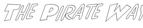 Font : FZ-UNIQUE-30-HOLLOW-ITALIC Custom Text : The Pirate Way Test your own text here Click to download or to view this font on a tshirt that can be custom printed in Bali