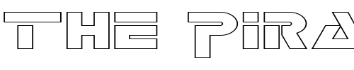Font : FZ-UNIQUE-35-HOLLOW-EX Custom Text : The Pirate Way Test your own text here Click to download or to view this font on a tshirt that can be custom printed in Bali