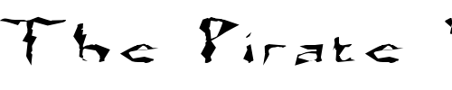 Font : FZ-WACKY-13-EX Custom Text : The Pirate Way Test your own text here Click to download or to view this font on a tshirt that can be custom printed in Bali