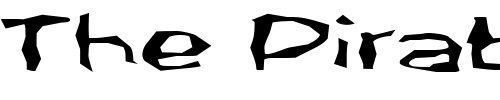 Font : FZ-WACKY-59-EX Custom Text : The Pirate Way Test your own text here Click to download or to view this font on a tshirt that can be custom printed in Bali