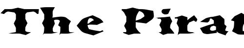 Font : FZ-WACKY-66-EX Custom Text : The Pirate Way Test your own text here Click to download or to view this font on a tshirt that can be custom printed in Bali
