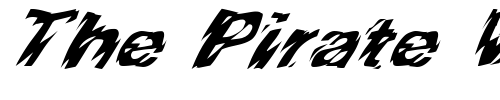 Font : FZ-WARPED-10-ITALIC Custom Text : The Pirate Way Test your own text here Click to download or to view this font on a tshirt that can be custom printed in Bali