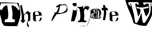 Font : FZ-WARPED-15 Custom Text : The Pirate Way Test your own text here Click to download or to view this font on a tshirt that can be custom printed in Bali