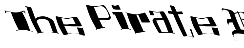 Font : FZ-WARPED-16-LEFTY Custom Text : The Pirate Way Test your own text here Click to download or to view this font on a tshirt that can be custom printed in Bali