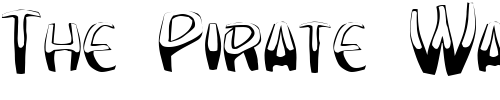 Font : FZ-WARPED-20 Custom Text : The Pirate Way Test your own text here Click to download or to view this font on a tshirt that can be custom printed in Bali