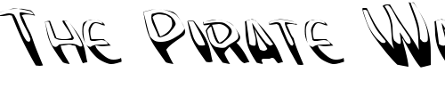 Font : FZ-WARPED-20-LEFTY Custom Text : The Pirate Way Test your own text here Click to download or to view this font on a tshirt that can be custom printed in Bali