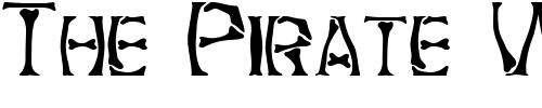 Font : FZ-WARPED-21 Custom Text : The Pirate Way Test your own text here Click to download or to view this font on a tshirt that can be custom printed in Bali