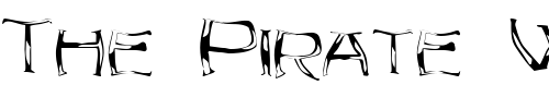 Font : FZ-WARPED-23 Custom Text : The Pirate Way Test your own text here Click to download or to view this font on a tshirt that can be custom printed in Bali