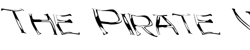 Font : FZ-WARPED-23-LEFTY Custom Text : The Pirate Way Test your own text here Click to download or to view this font on a tshirt that can be custom printed in Bali