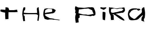 Font : FZ-WARPED-26-EX Custom Text : The Pirate Way Test your own text here Click to download or to view this font on a tshirt that can be custom printed in Bali