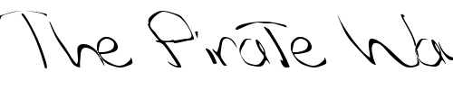 Font : FZ-WARPED-27-LEFTY Custom Text : The Pirate Way Test your own text here Click to download or to view this font on a tshirt that can be custom printed in Bali