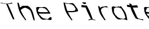 Font : FZ-WARPED-3-LEFTY Custom Text : The Pirate Way Test your own text here Click to download or to view this font on a tshirt that can be custom printed in Bali